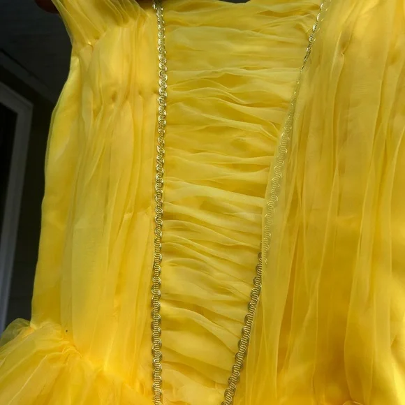 Beautiful BELLE ball gown designed as the love action ball scene! Its so floofy - Picture 6 of 8